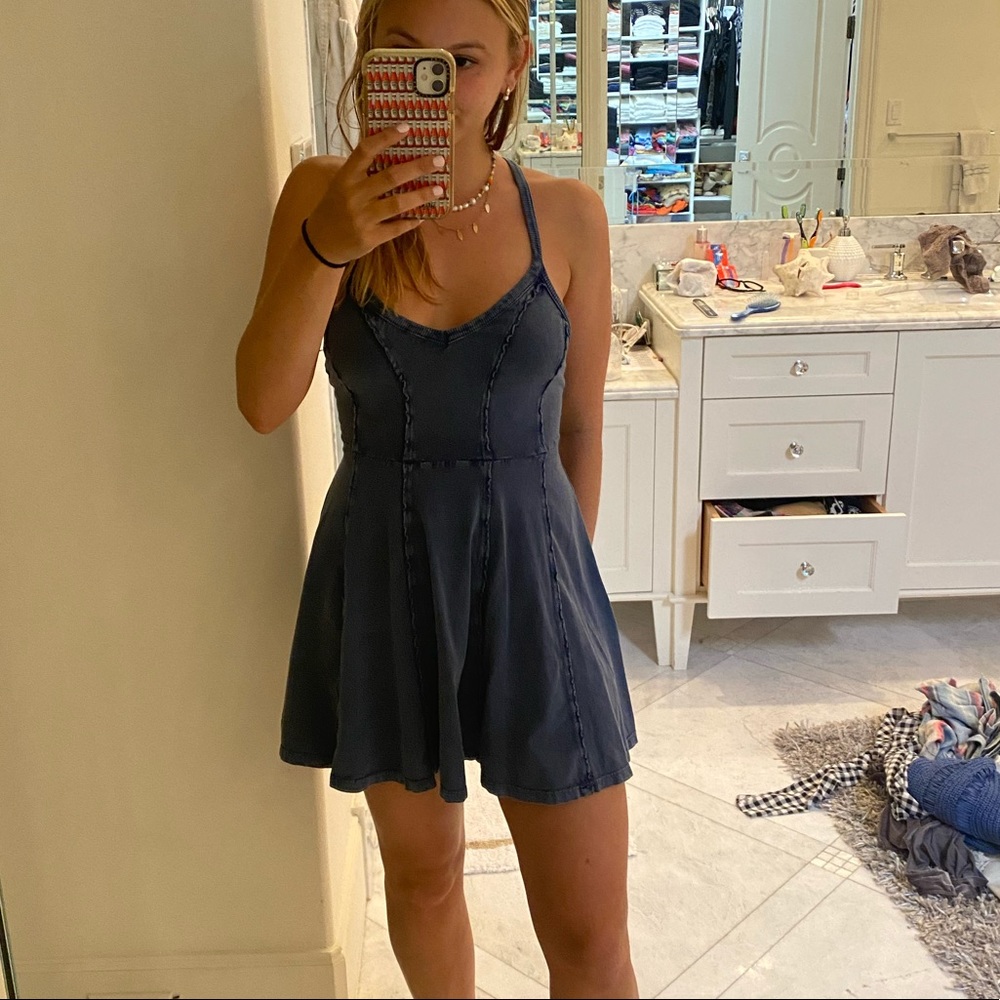 BDG jean / blue stretchy dress